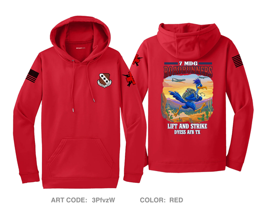 7 MDG Roadrunners Fundraising Collection Hi-Tech Performance Hoodie - 3PfvzW