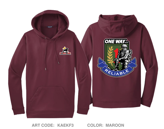 511th Quartermaster Company Hi-Tech Performance Hoodie - KAEKF3