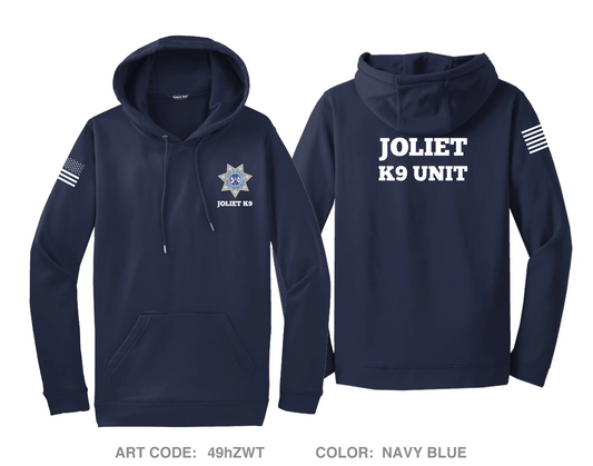 Joliet Police K9 Unit Hi-Tech Performance Hoodie - 49hZWT