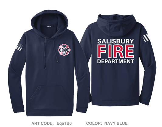 Salisbury Fire Department Hi-Tech Performance Hoodie - EqaTB6