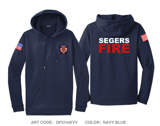Segers Fire & Rescue Hi-Tech Performance Hoodie - QF57mK