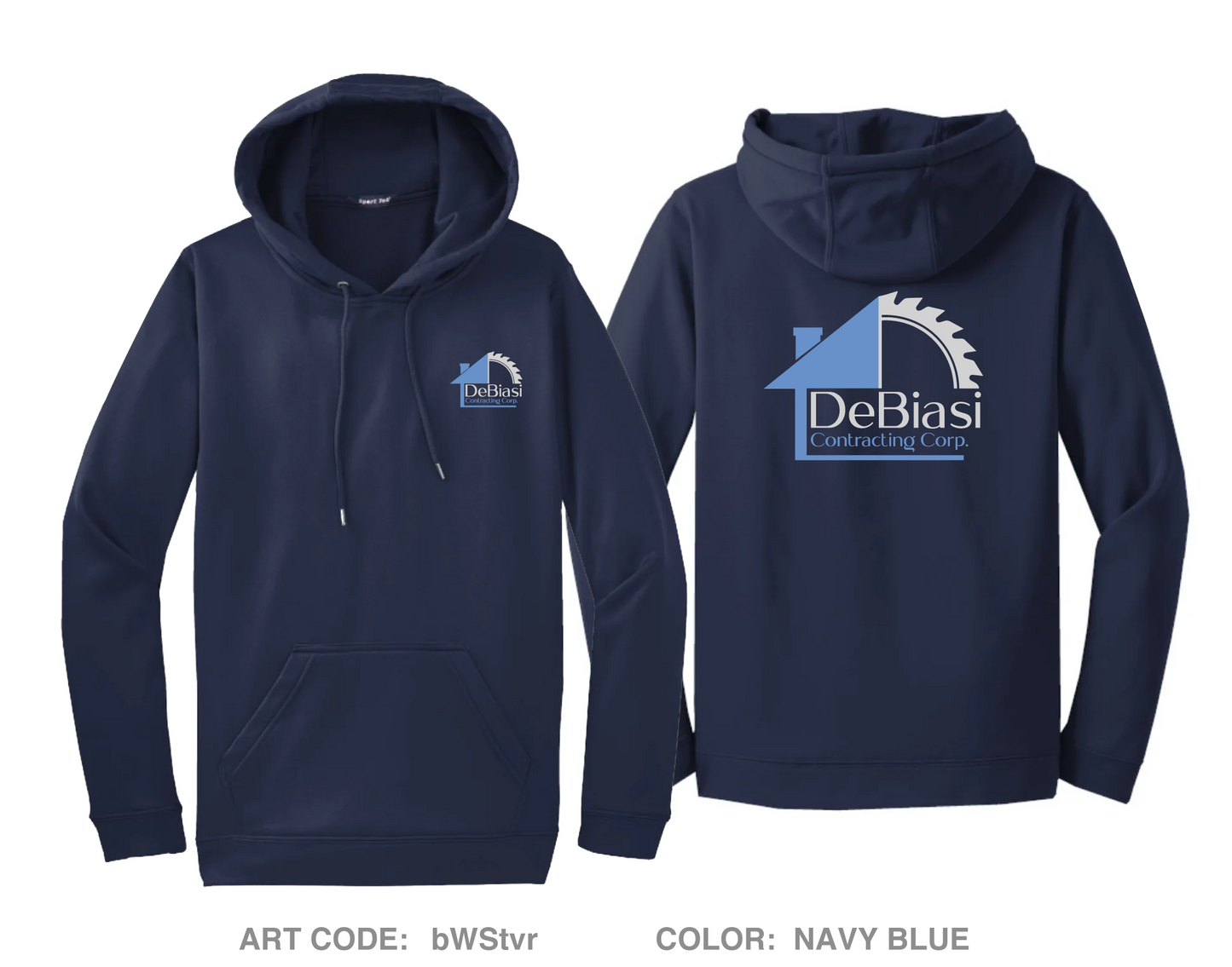 DeBiasi Contracting Corp Hi-Tech Performance Hoodie - bWStvr