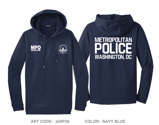 Metropolitan Police Department - DC Hi-Tech Performance Hoodie - eQfP28