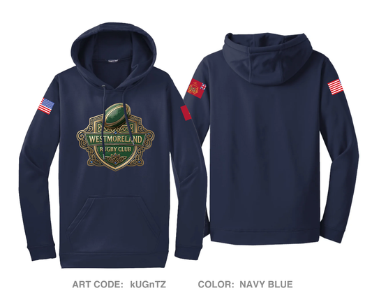Westmoreland Rugby Club Hi-Tech Performance Hoodie - kUGnTZ