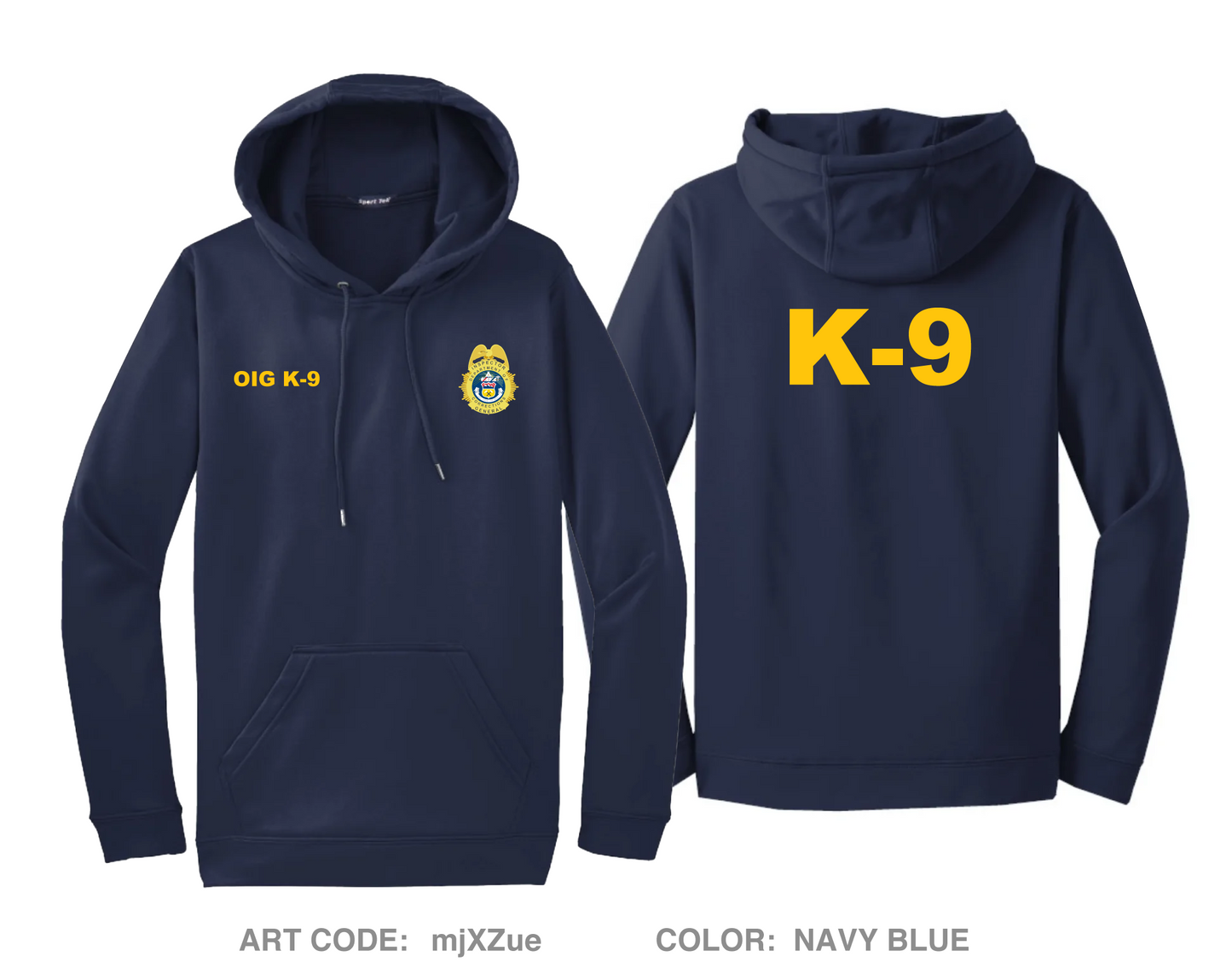 CDOC-OIG K-9 Unit Hi-Tech Performance Hoodie - mjXZue