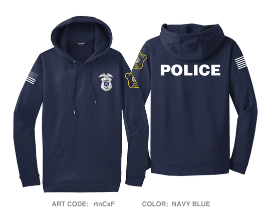 Ticonderoga Police Department Hi-Tech Performance Hoodie - rtnCxF