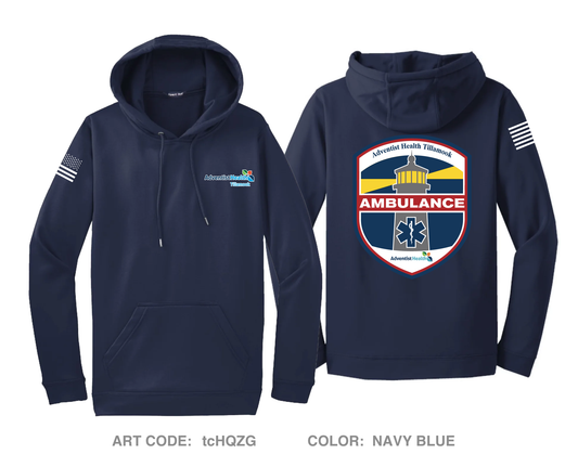 Adventist Health Tillamook Ambulance Hi-Tech Performance Hoodie - tcHQZG