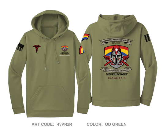 42ID MEDICS  Hi-Tech Performance Hoodie - 4vVRzR