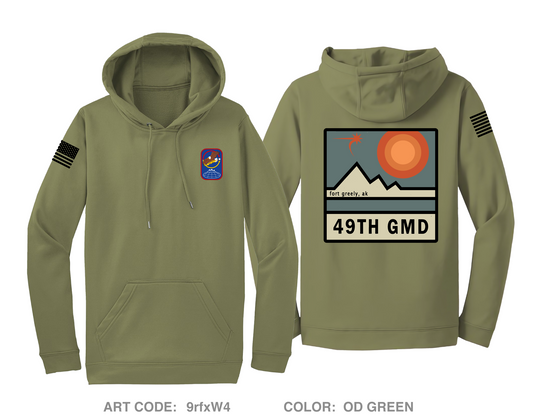 49th Missile Defense Battalion Store 1 Hi-Tech Performance Hoodie - 9rfxW4