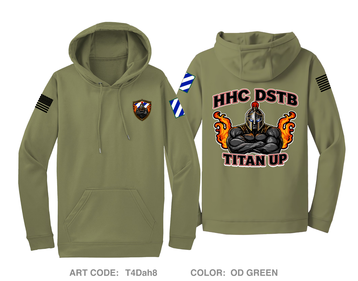 HHC, DSTB, 3DSB Hi-Tech Performance Hoodie - T4Dah8