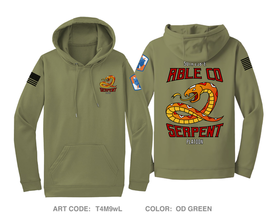 2nd Serpent Platoon Hi-Tech Performance Hoodie - T4M9wL