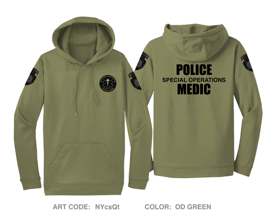 Muscogee Creek Nation Tactical medical Hi-Tech Performance Hoodie - NYcsQt