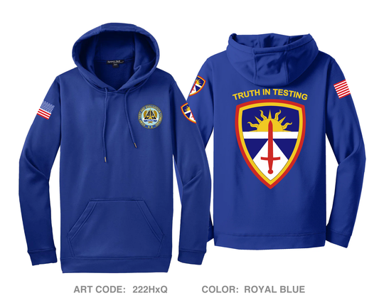 Army Test and Evaluation Command Hi-Tech Performance Hoodie - 222HxQ