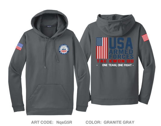 U.S. Armed Forced Taekwondo Alumni Hi-Tech Performance Hoodie - NqsG5R