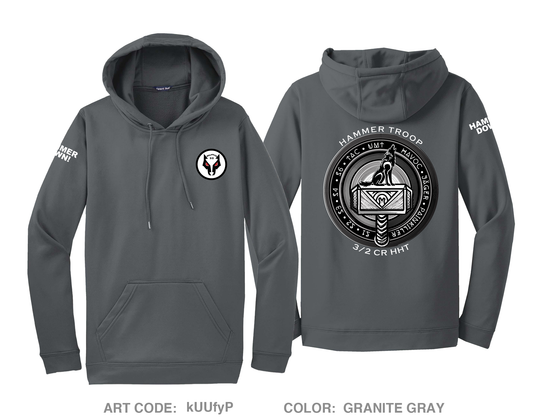 Hammer Troop, 3/2CR Hi-Tech Performance Hoodie - kUUfyP