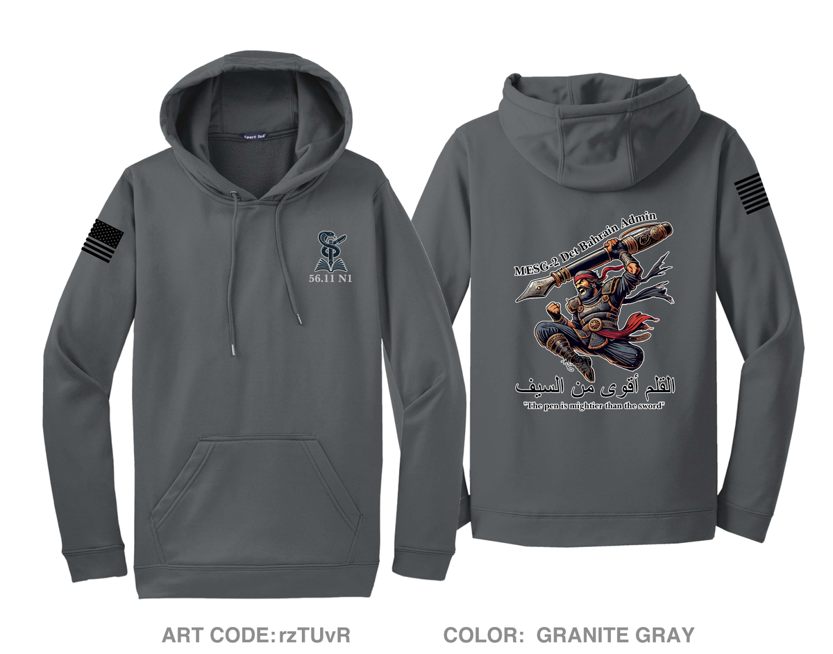MESG-2 Detachment Bahrain Hi-Tech Performance Hoodie - rzTUvR