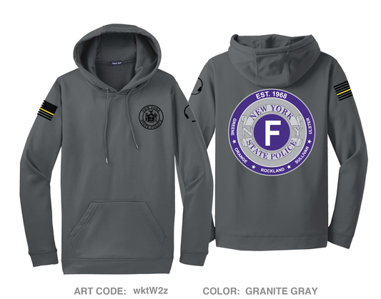 NYSP troop F communications Hi-Tech Performance Hoodie - wktW2z
