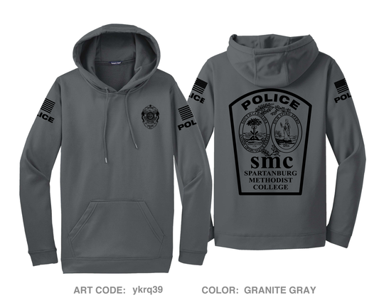 Spartanburg Methodist College Police Hi-Tech Performance Hoodie - ykrq39