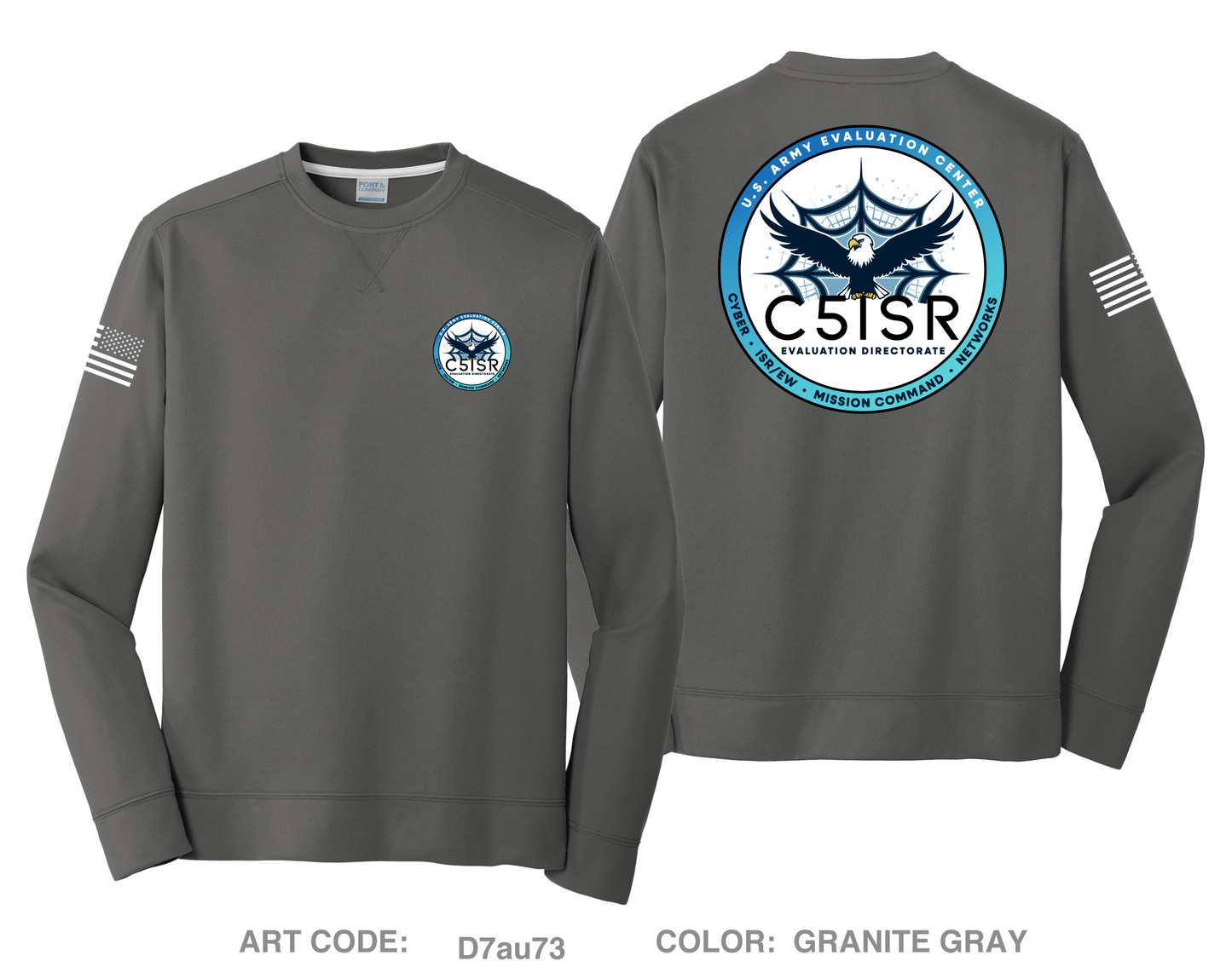 C5ISRED HI-Tech Performance Crewneck Sweatshirt - D7au73
