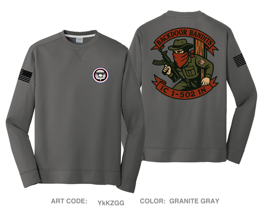 1C 1-502 2MBCT  HI-Tech Performance Crewneck Sweatshirt - YkKZGG