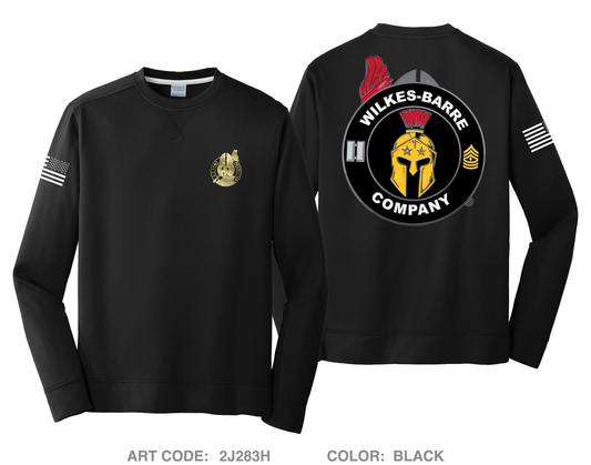 Wilkes-Barre Army Recruiting Company HI-Tech Performance Crewneck Sweatshirt - 2J283H