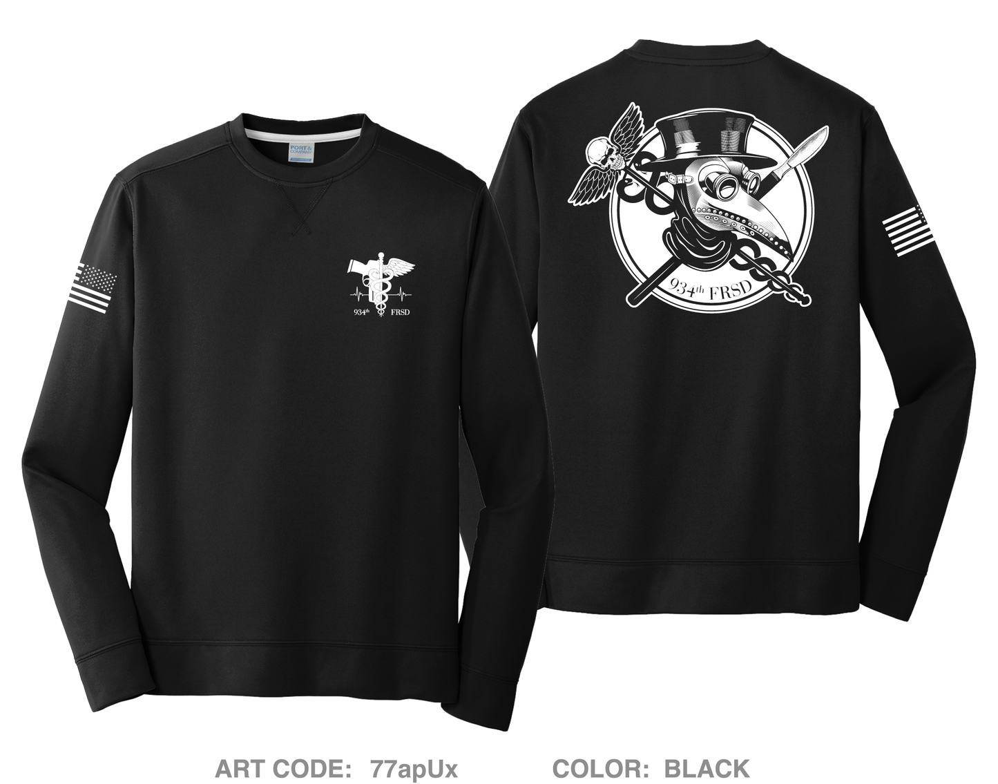 934 FRSD HI-Tech Performance Crewneck Sweatshirt - 77apUx