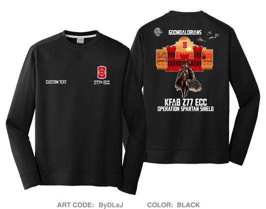 CUSTOM 2nd Platoon 277th ECC Comfort Unisex Crewneck Sweatshirt - ByDLsJ