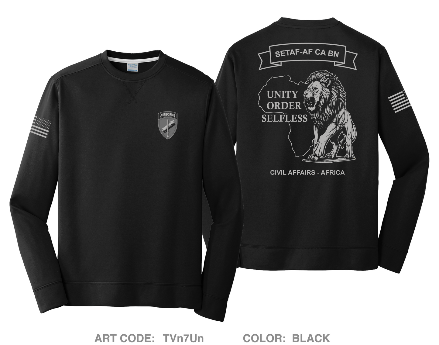 HHC SETAF-AF CA BN HI-Tech Performance Crewneck Sweatshirt - TVn7Un