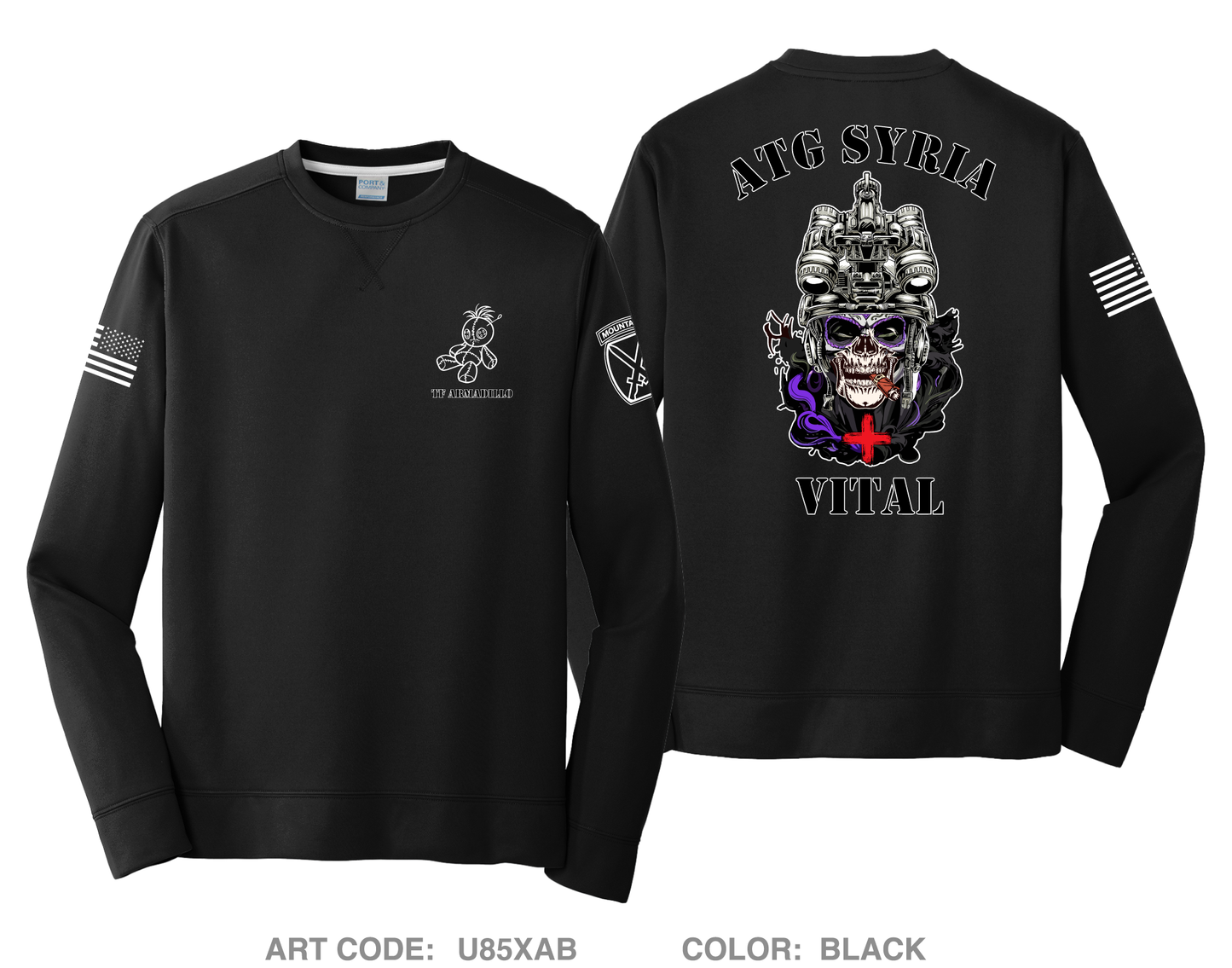 TF Armadillo Medical HI-Tech Performance Crewneck Sweatshirt - U85XAB