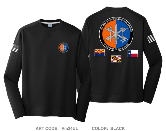 C2CC2 Directorate HI-Tech Performance Crewneck Sweatshirt - Vm24UL