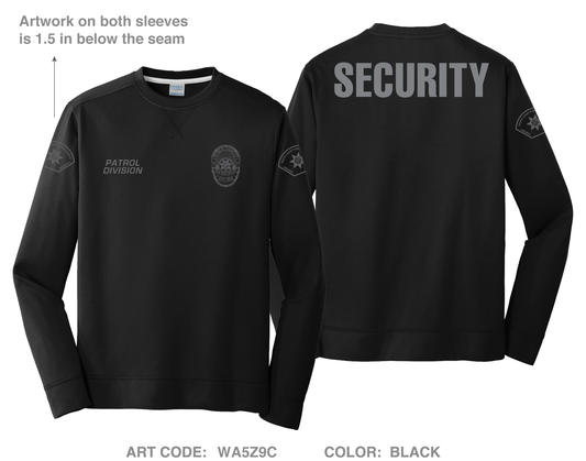 South Coast Public Safety HI-Tech Performance Crewneck Sweatshirt - WA5Z9C