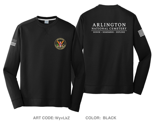 Arlington National Cemetery Core Men's Crewneck Performance Sweatshirt - WyvLkZ