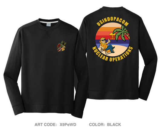 J364 USINDOPACOM HI-Tech Performance Crewneck Sweatshirt - X9PeWD