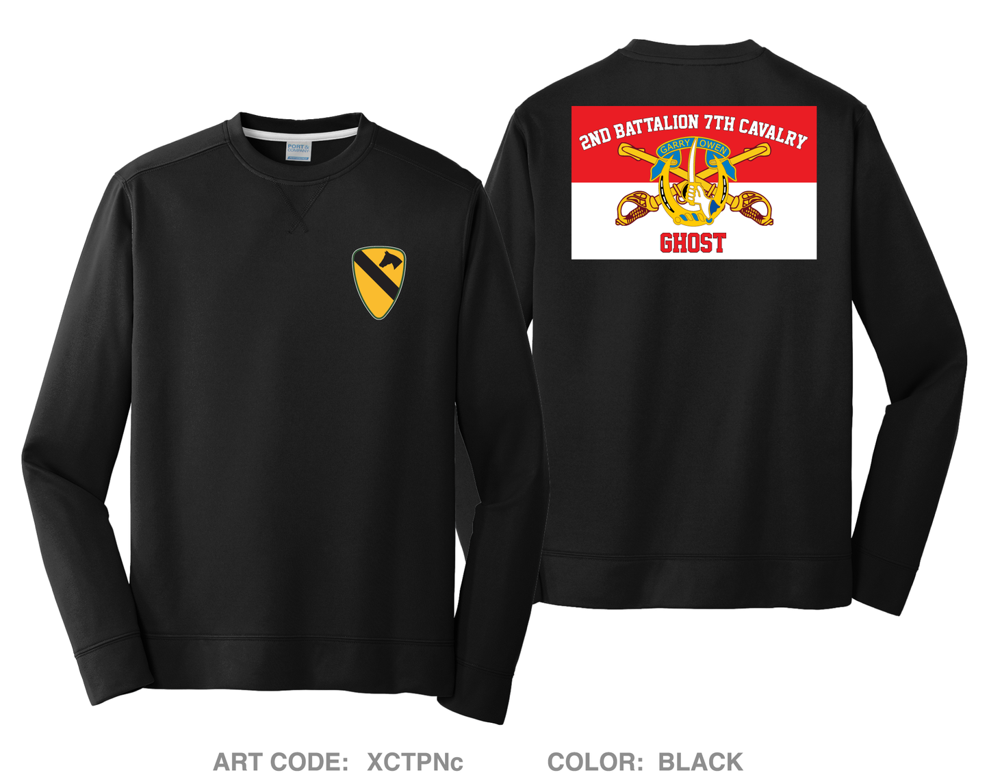 2-7 CAV HI-Tech Performance Crewneck Sweatshirt - XCTPNc