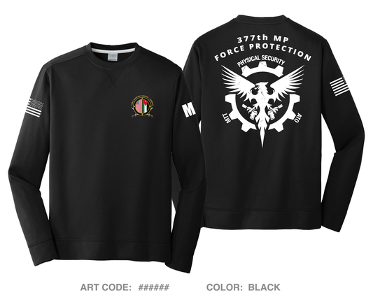 377th MP CO (FPG) HI-Tech Performance Crewneck Sweatshirt - TTab8a