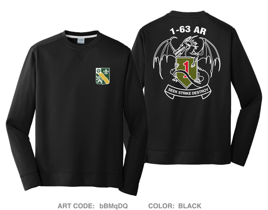 1-63 AR BN HI-Tech Performance Crewneck Sweatshirt - bBMqDQ