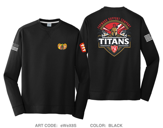 Forward Support Company HI-Tech Performance Crewneck Sweatshirt - eWeX8S