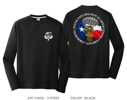 345th Psychological Operations Company (Airborne) HI-Tech Performance Crewneck Sweatshirt - hYPSE5