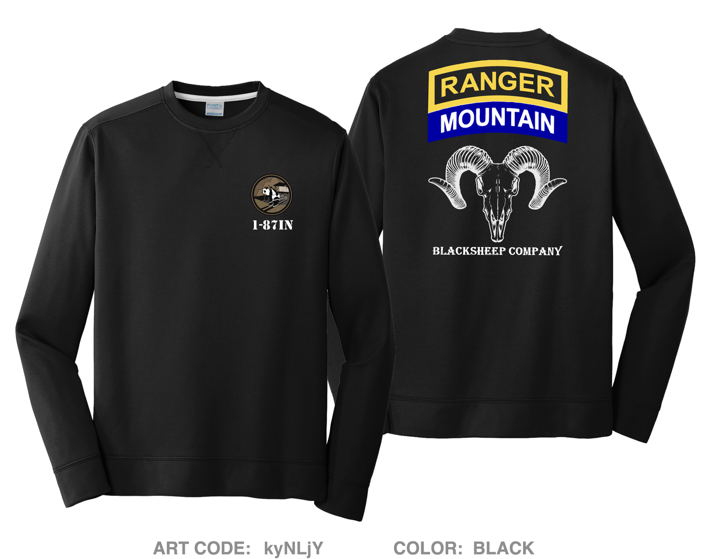 Blacksheep Company HI-Tech Performance Crewneck Sweatshirt - kyNLjY