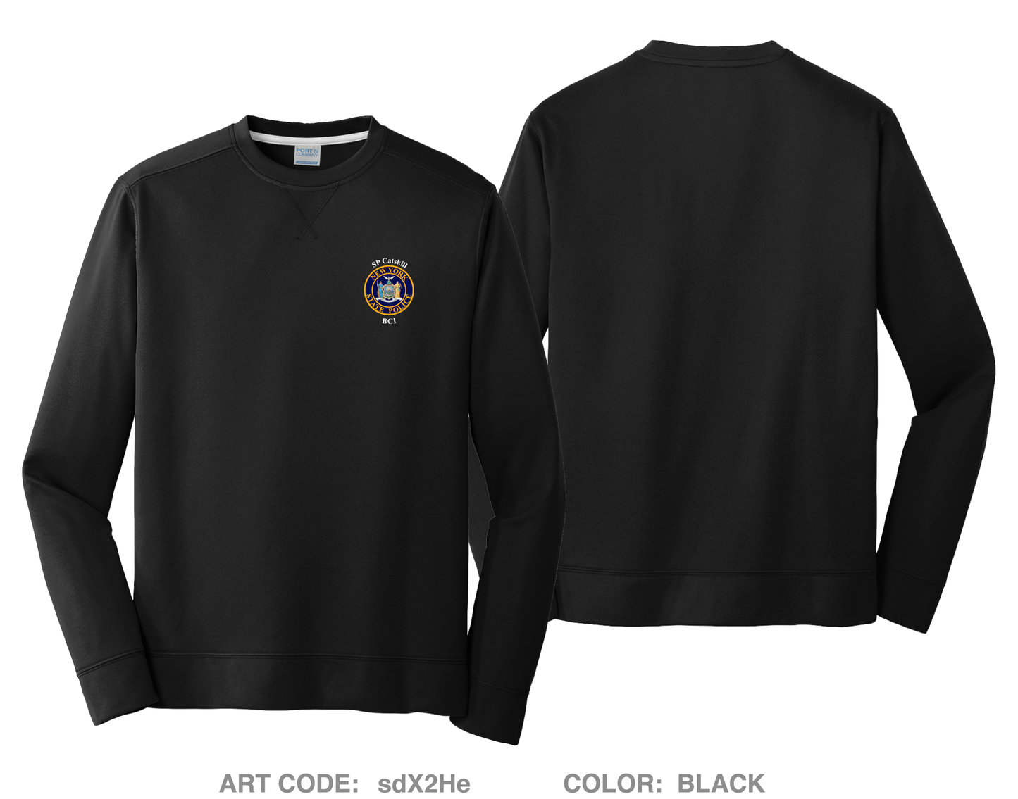 SP Catskill BCI HI-Tech Performance Crewneck Sweatshirt - sdX2He