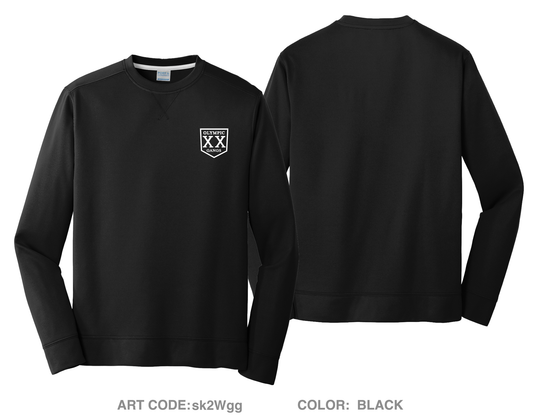 LAPD Olympic Gang Enforcement Detail Core Men's Crewneck Performance Sweatshirt - sk2Wgg