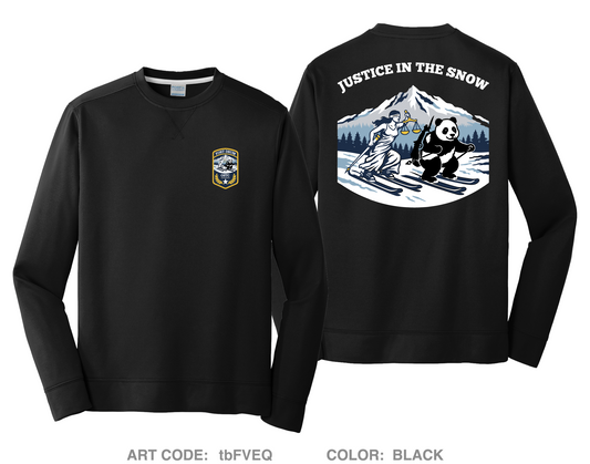 Office of the Special Trial Counsel at Fort Drum HI-Tech Performance Crewneck Sweatshirt - tbFVEQ