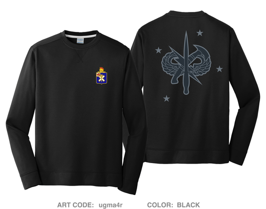 War Company HI-Tech Performance Crewneck Sweatshirt - ugma4r