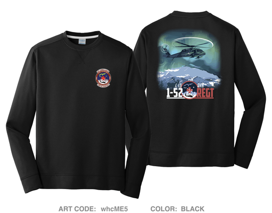 C Co 1-52nd Avn Regt HI-Tech Performance Crewneck Sweatshirt - whcME5