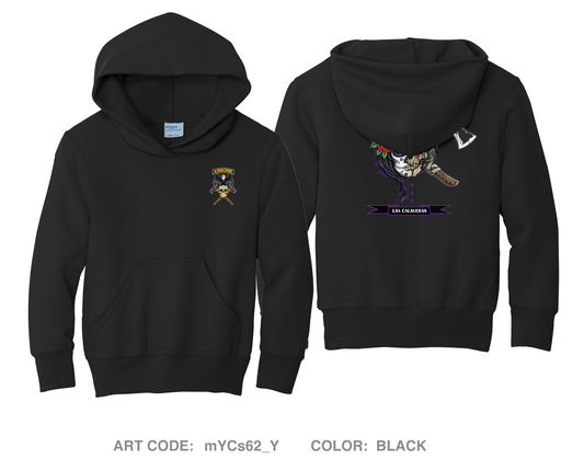 D Co 98th CA BN (SO) (A) Comfort Youth Cotton Blend Hooded Sweatshirt - mYCs62