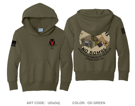 1-133 IN Comfort Youth Cotton Blend Hooded Sweatshirt - UDsGdj_Y