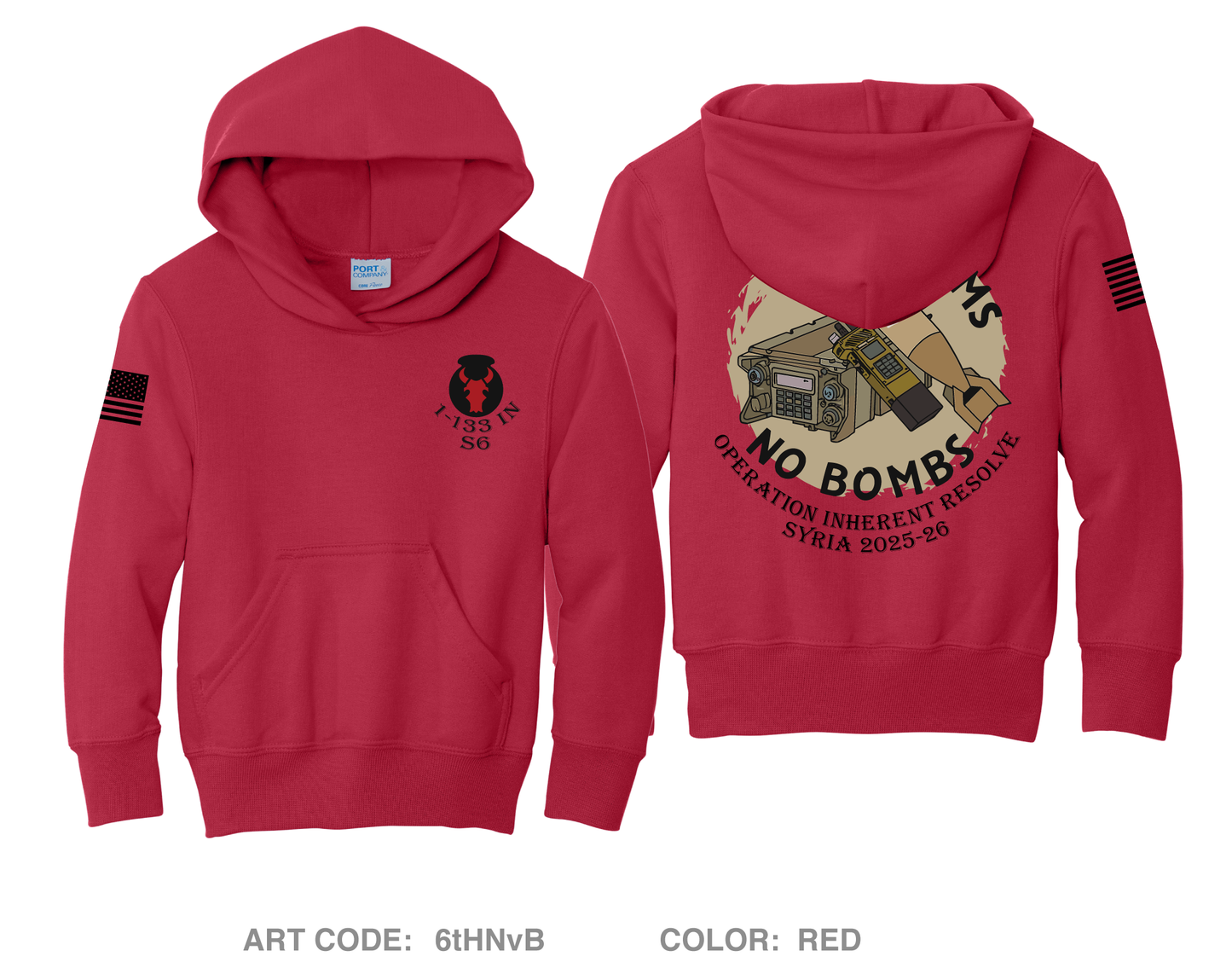 1-133 IN Comfort Youth Cotton Blend Hooded Sweatshirt - 6tHNvB_Y