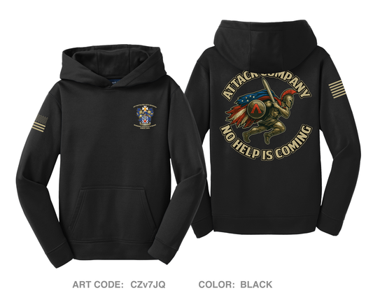 ATTACK COMPANY Hi-Tech Performance Unisex Youth hoodie - CZv7JQ_Y