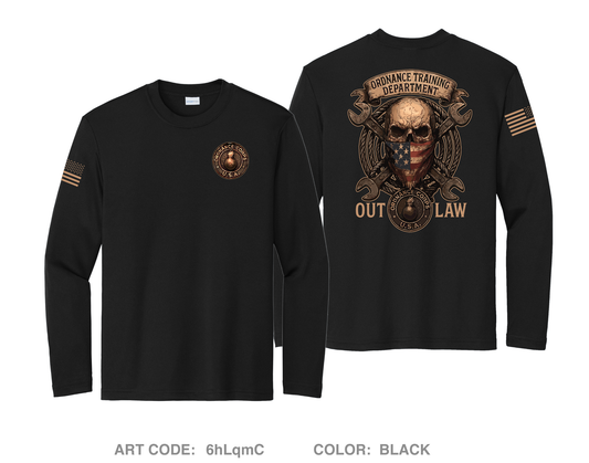 Ordnance Training Division Hi-Tech Performance Unisex Youth LS Tee - 6hLqmC_Y