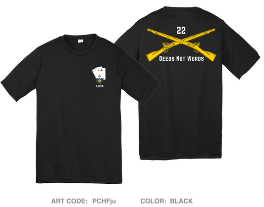 2-22 IN Hi-Tech Performance Unisex Youth SS Tee - PCHFju_Y